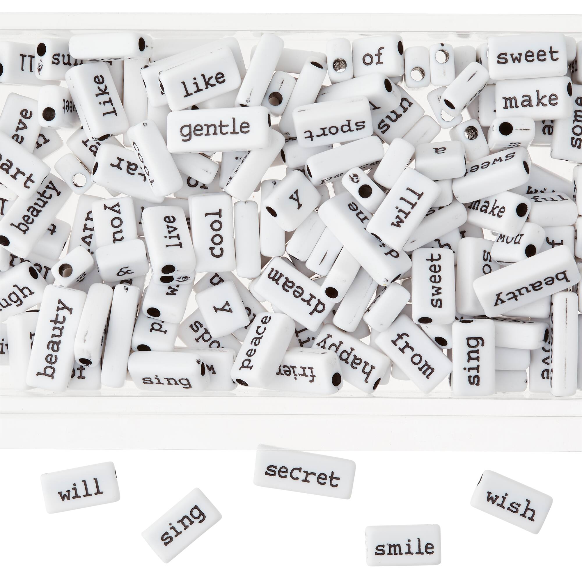 Bead Landing™ Crafting Beads, Words